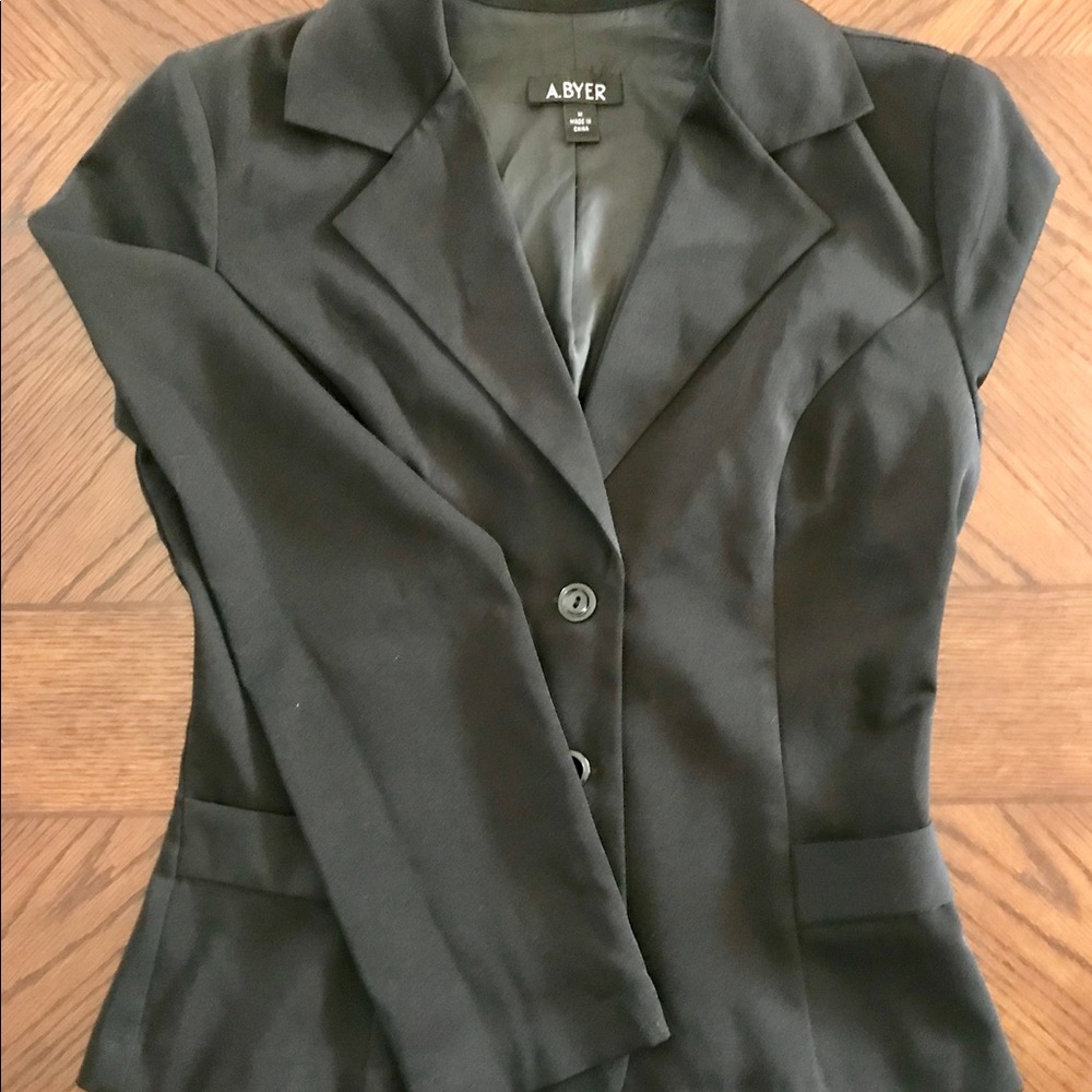 A.Byer black blazer